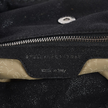 Stella McCartney Shaggy Deer Falabella Fold Over Tote Black 6 of 10