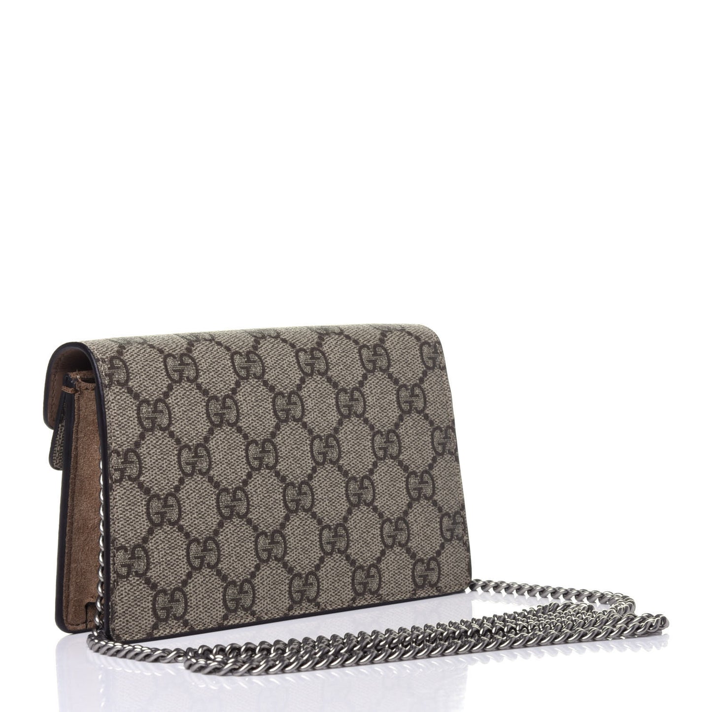 GG Supreme Monogram Super Mini Dionysus Shoulder Bag Taupe