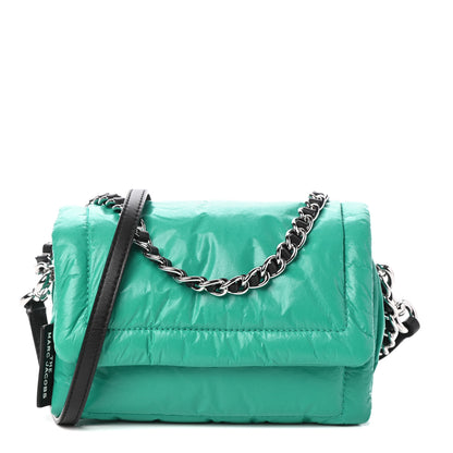 Marc Jacobs Lambskin The Mini Pillow Bag Emerald 1 of 9