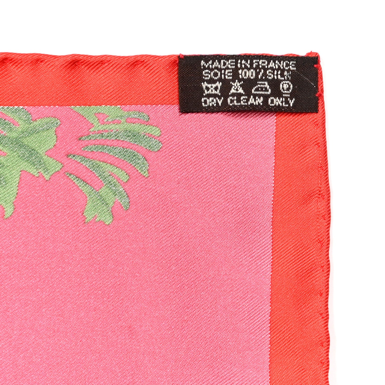 Hermes Silk Les Tigreaux Pocket Square 5 of 5