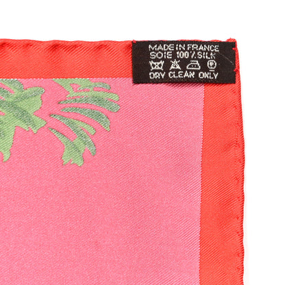 Hermes Silk Les Tigreaux Pocket Square 5 of 5