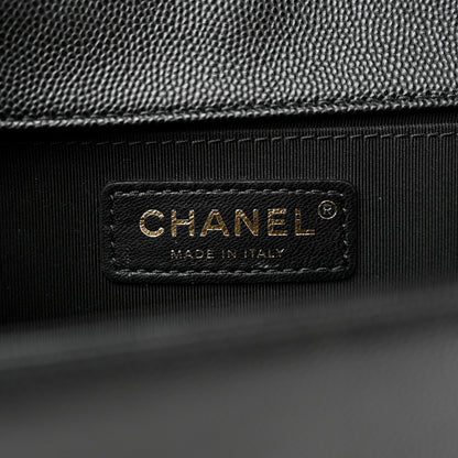 Chanel Caviar Quilted Medium Boy Flap Black 6 of 11