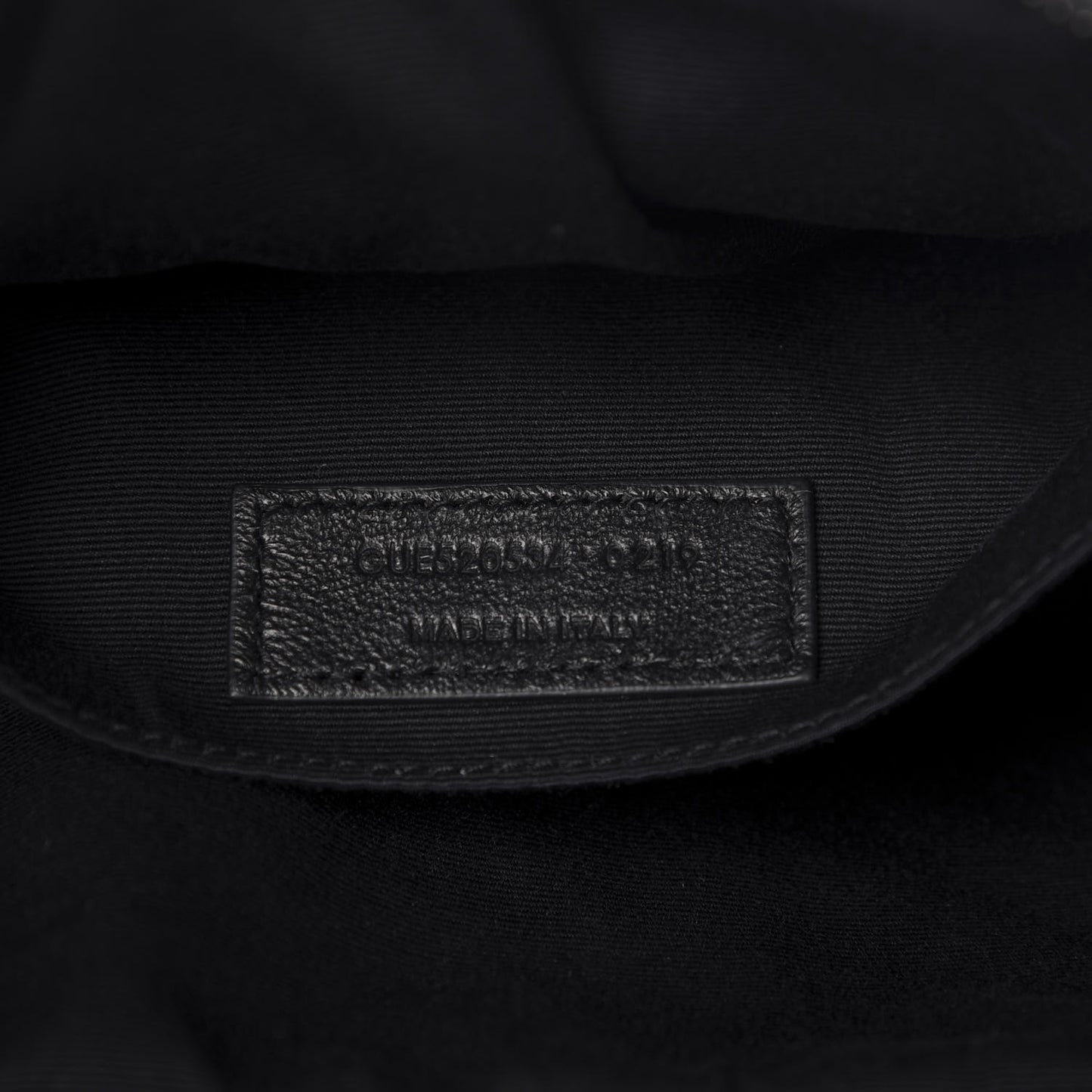 Calfskin Matelasse Monogram Lou Camera Bag Black