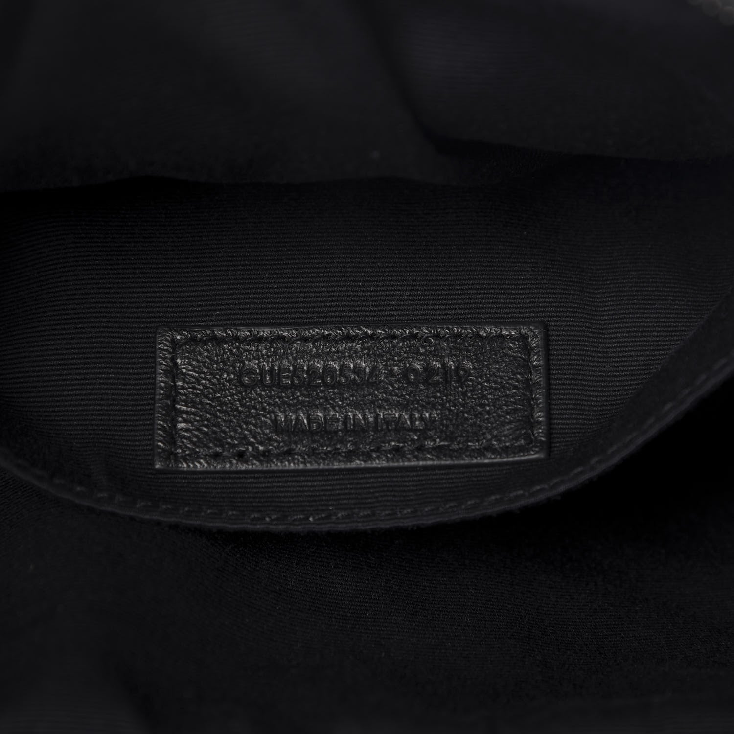 Saint Laurent Calfskin Matelasse Monogram Lou Camera Bag Black 9 of 9
