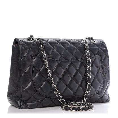 Chanel Lambskin Quilted Jumbo Single Flap Black 3 of 9