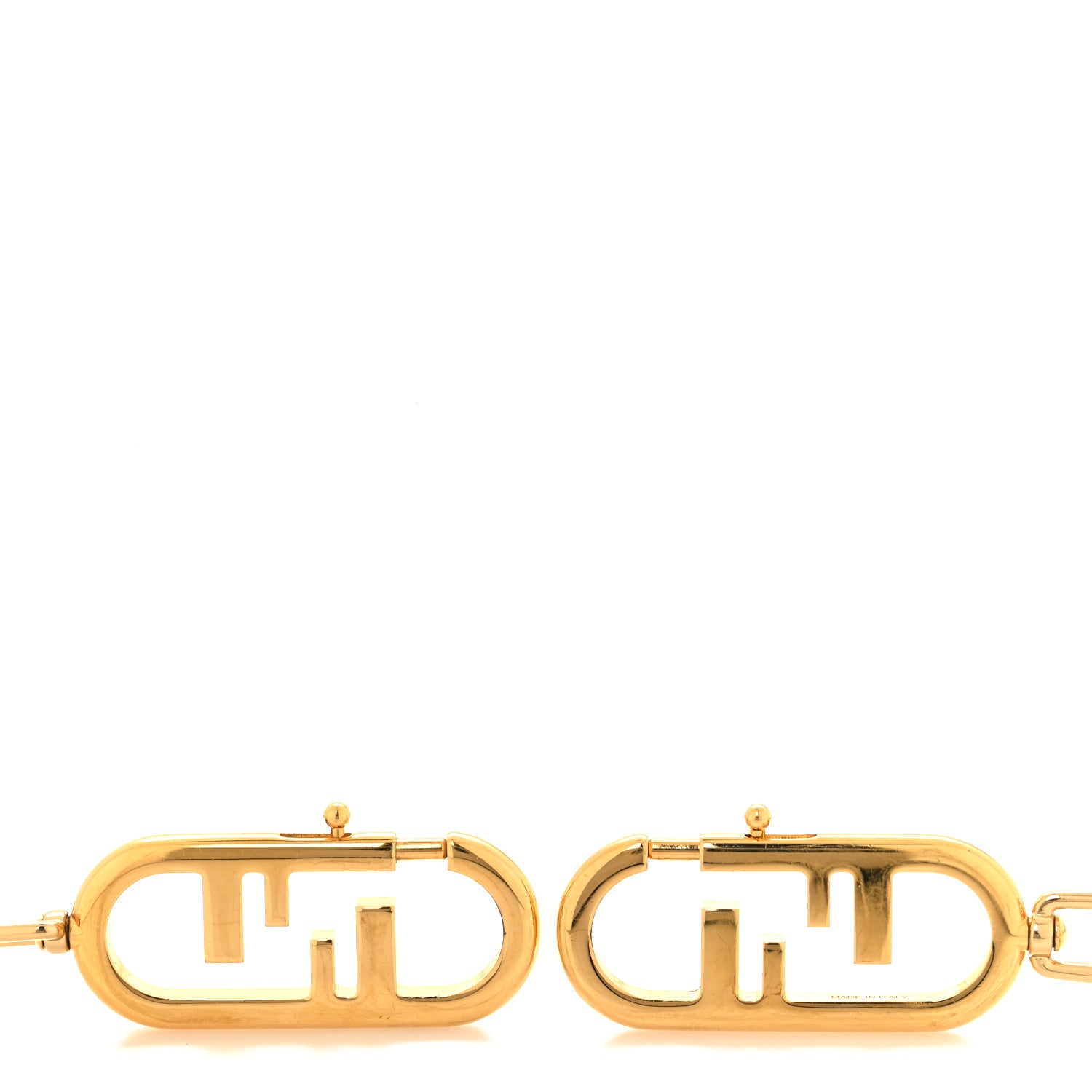 Fendi Metal O'Lock Strap You Gold 3 of 4
