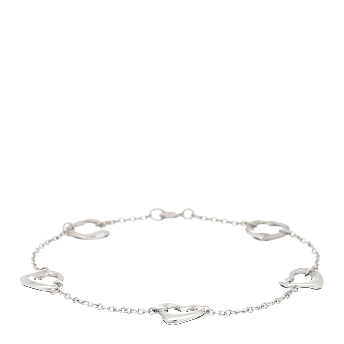 Sterling Silver Elsa Peretti Open Heart Bracelet