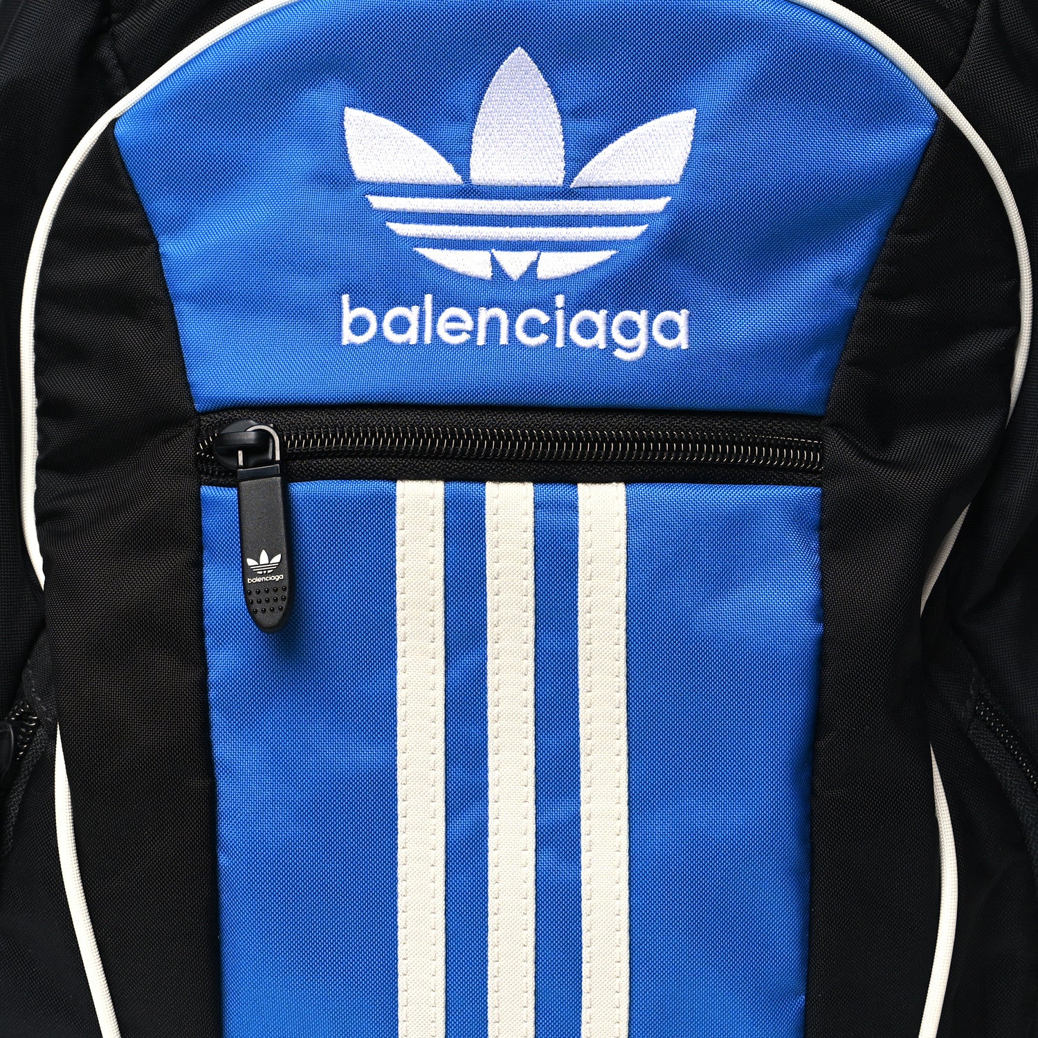 adidas balenciaga backpack Balenciaga X ADIDAS Recycled Nylon Backpack Black Blue 1575829 – FASHIONPHILE