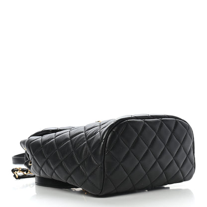 Chanel Lambskin Quilted Mini Urban Spirit Backpack Black 4 of 9