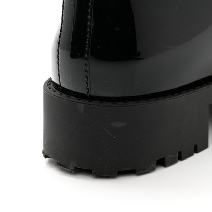Louis Vuitton Rubber Embossed Monogram Splash Rain Short Boots 41 Black 10 of 12