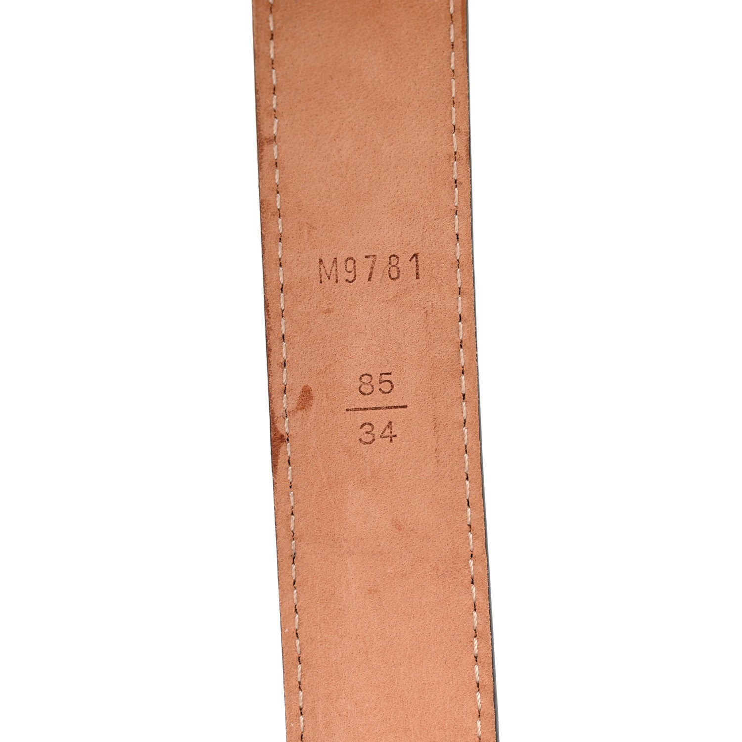 Louis Vuitton Monogram 25mm LV Initiales Belt 85 34 4 of 7