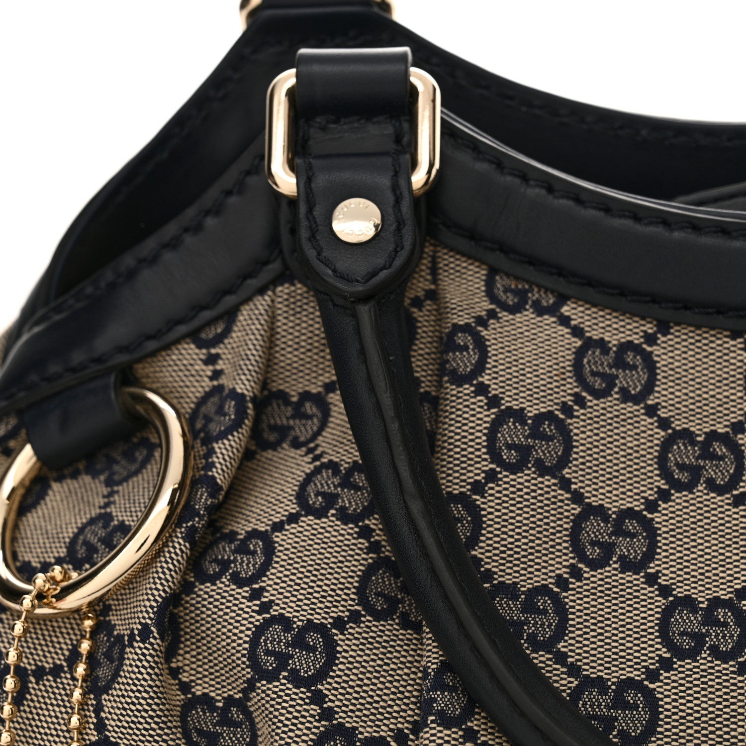Gucci Monogram Medium Sukey Tote Navy 11 of 11