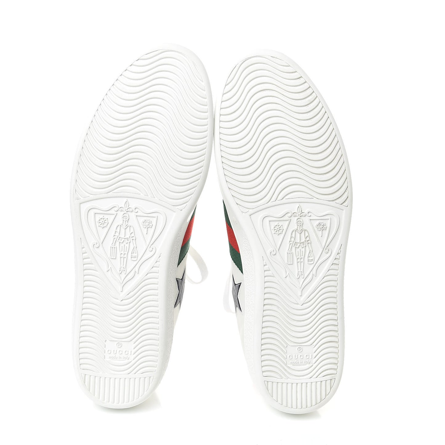 Calfskin Ayers Web Star Embroidered Mens Ace Sneakers 11 White Multi