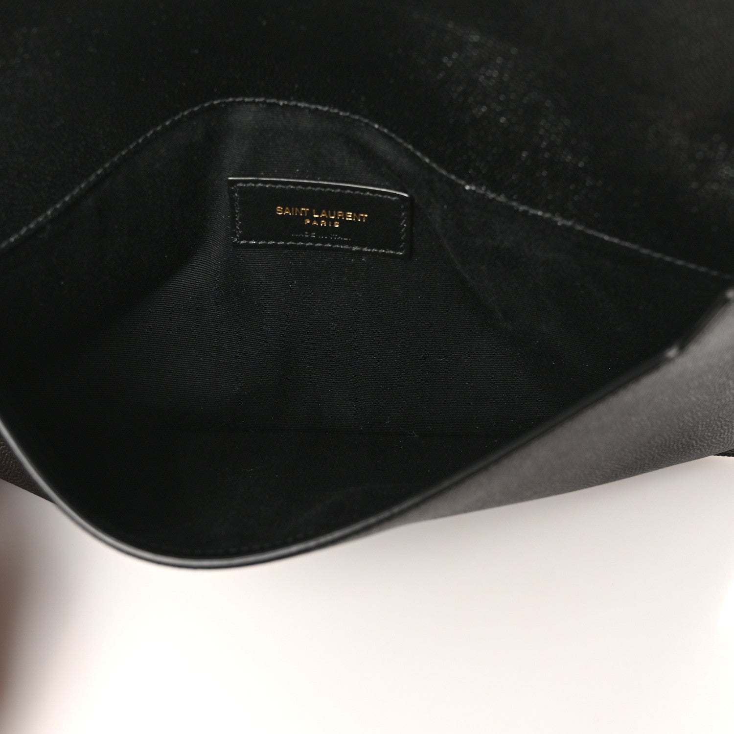Saint Laurent Grain De Poudre Uptown Pouch Black 5 of 6