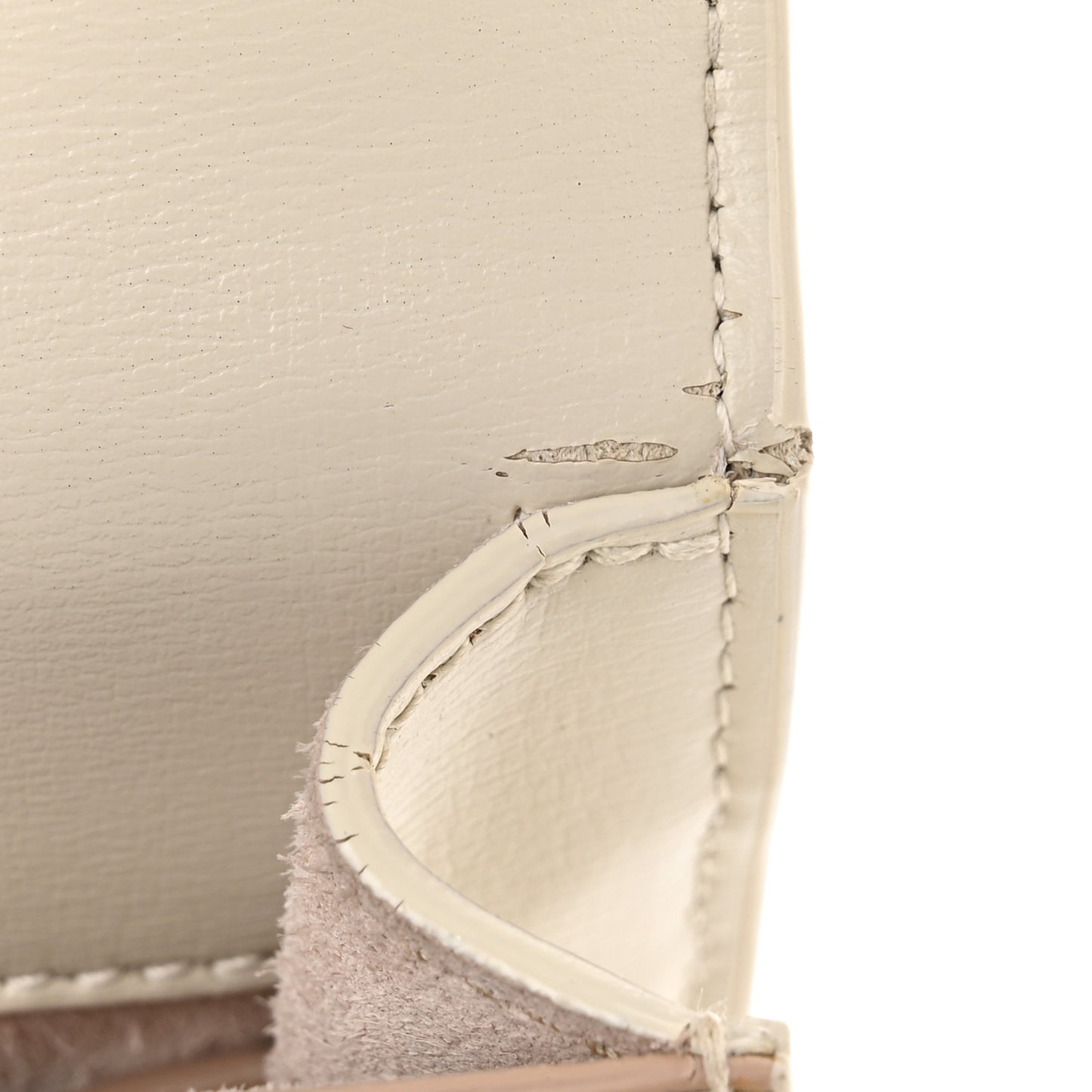 Smooth Calfskin Medium Monogram Sunset Satchel Blanc Vintage