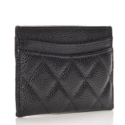Chanel Caviar Quilted Card Holder Black 3 of 8