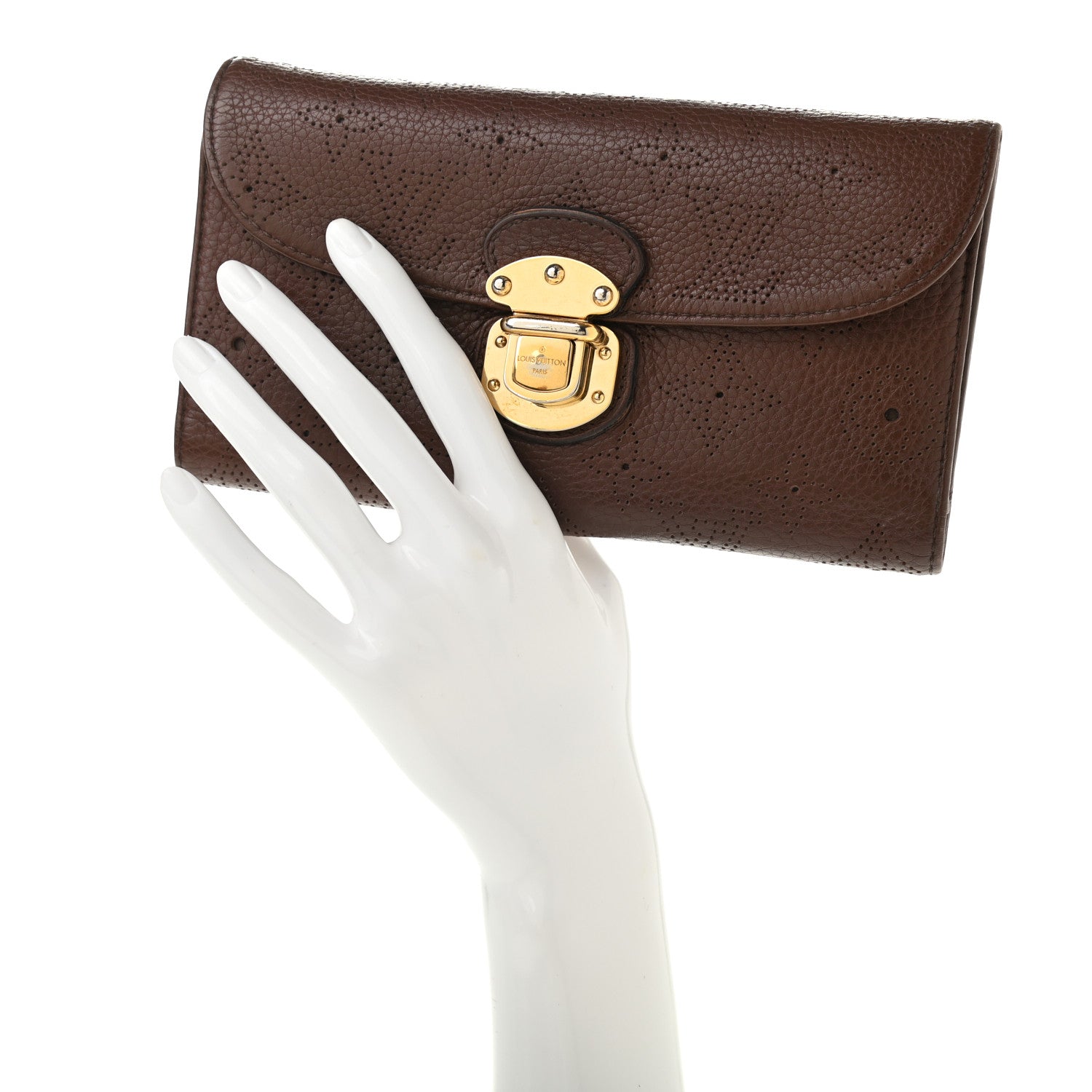 Louis Vuitton Mahina Amelia Wallet Acajou 2 of 14