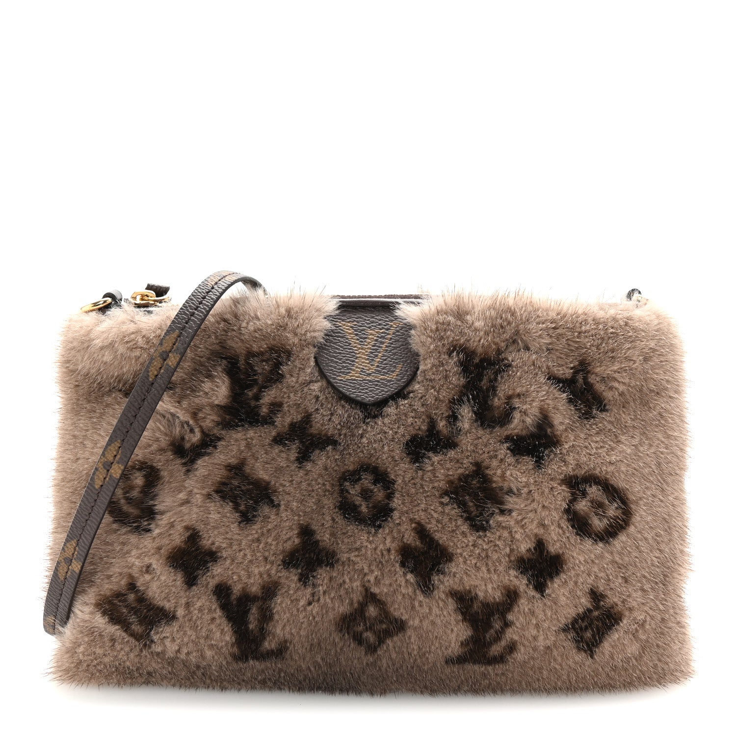 Louis Vuitton Monogram Mink Neo Pochette Milla Vision Brown