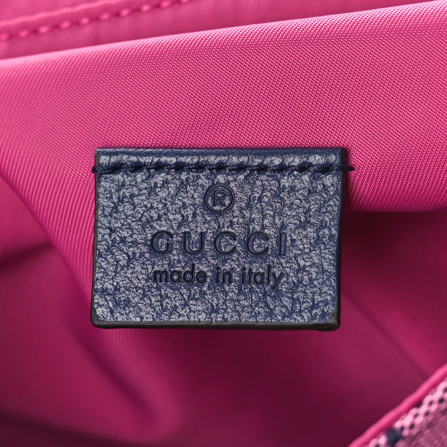 Gucci Monogram GG Childrens Messenger Bag Pink 6 of 9