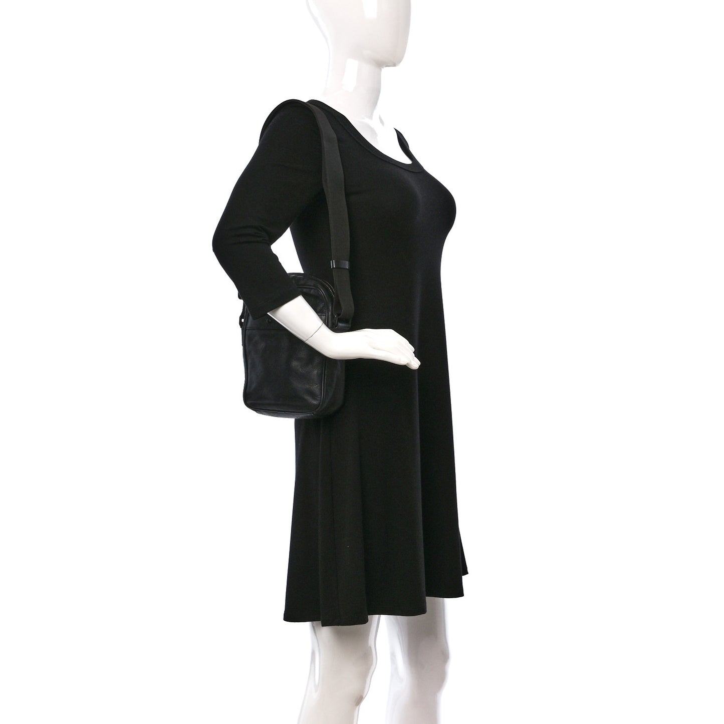 Calfskin Monogram Shadow Danube PM Black