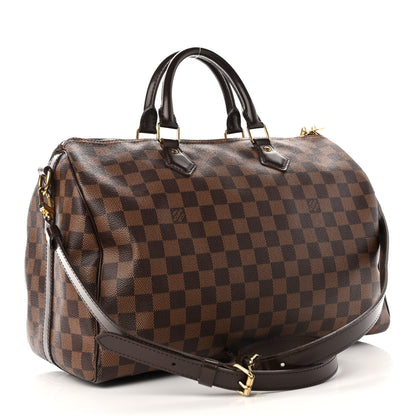 Louis Vuitton Damier Ebene Speedy Bandouliere 35 3 of 17
