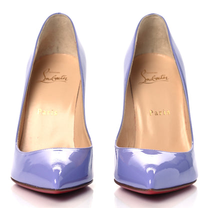 Christian Louboutin Patent Pigalle Follies 100 Pumps 38 Hortensia 2 of 9