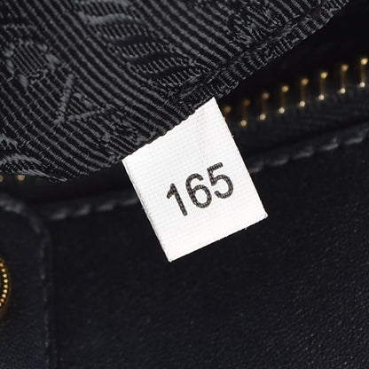 Prada Soft Calf Shopping Tote Black 10 of 14