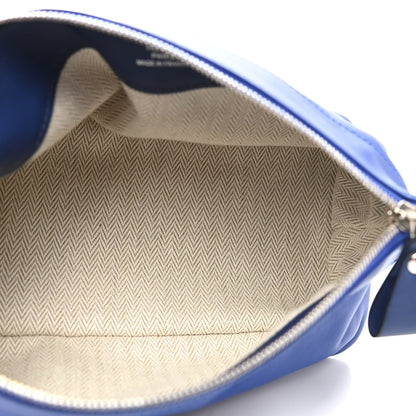 Hermes Lambskin Tohubohu Pouch PM Bleu Electrique Bleu Saphir 5 of 8