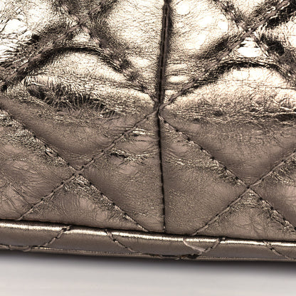Chanel Metallic Aged Calfskin Quilted 50th Anniversary 2.55 Reissue 227 Flap Bronze 11 of 15