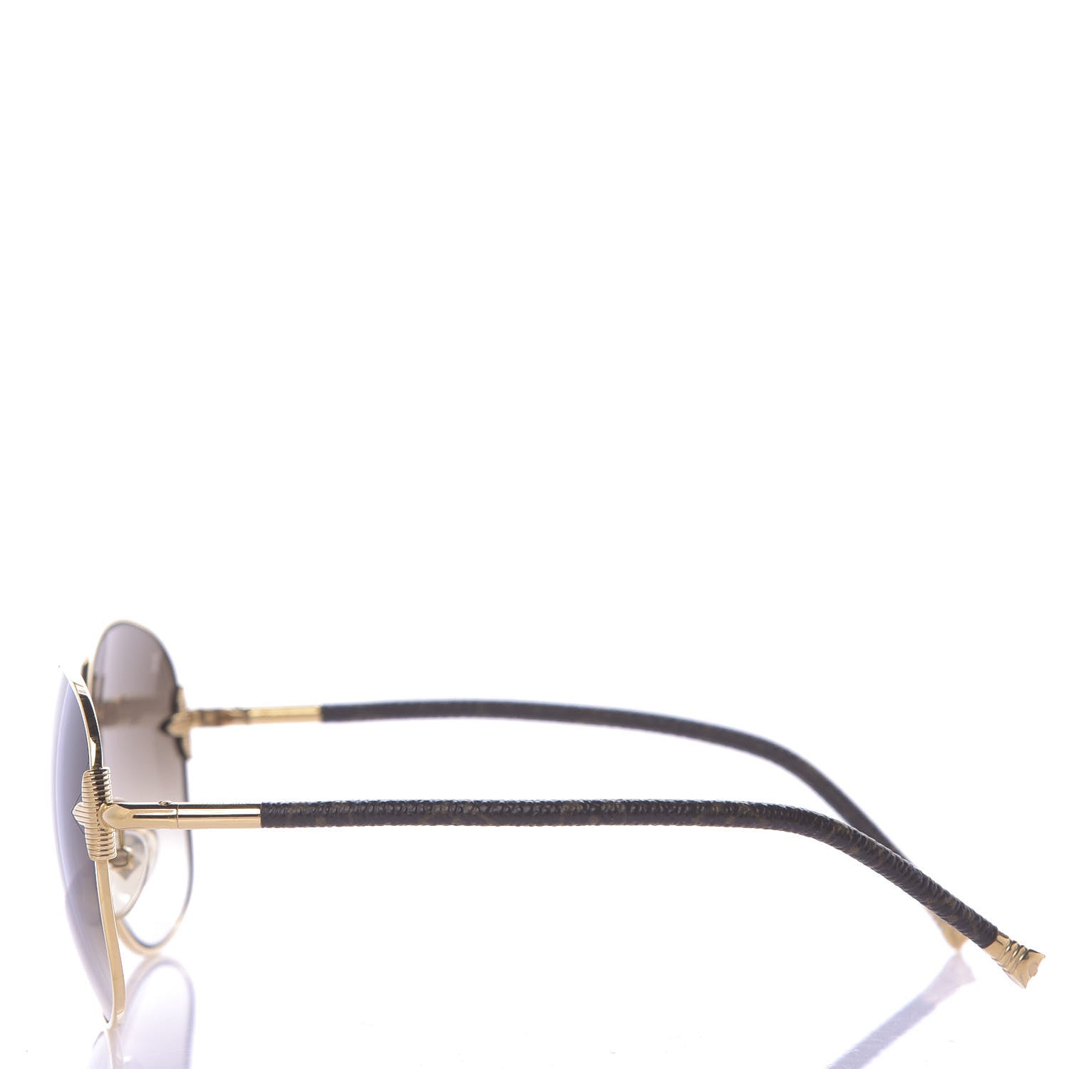 Louis Vuitton Monogram Viola Round Sunglasses Z0464U Brown 3 of 7