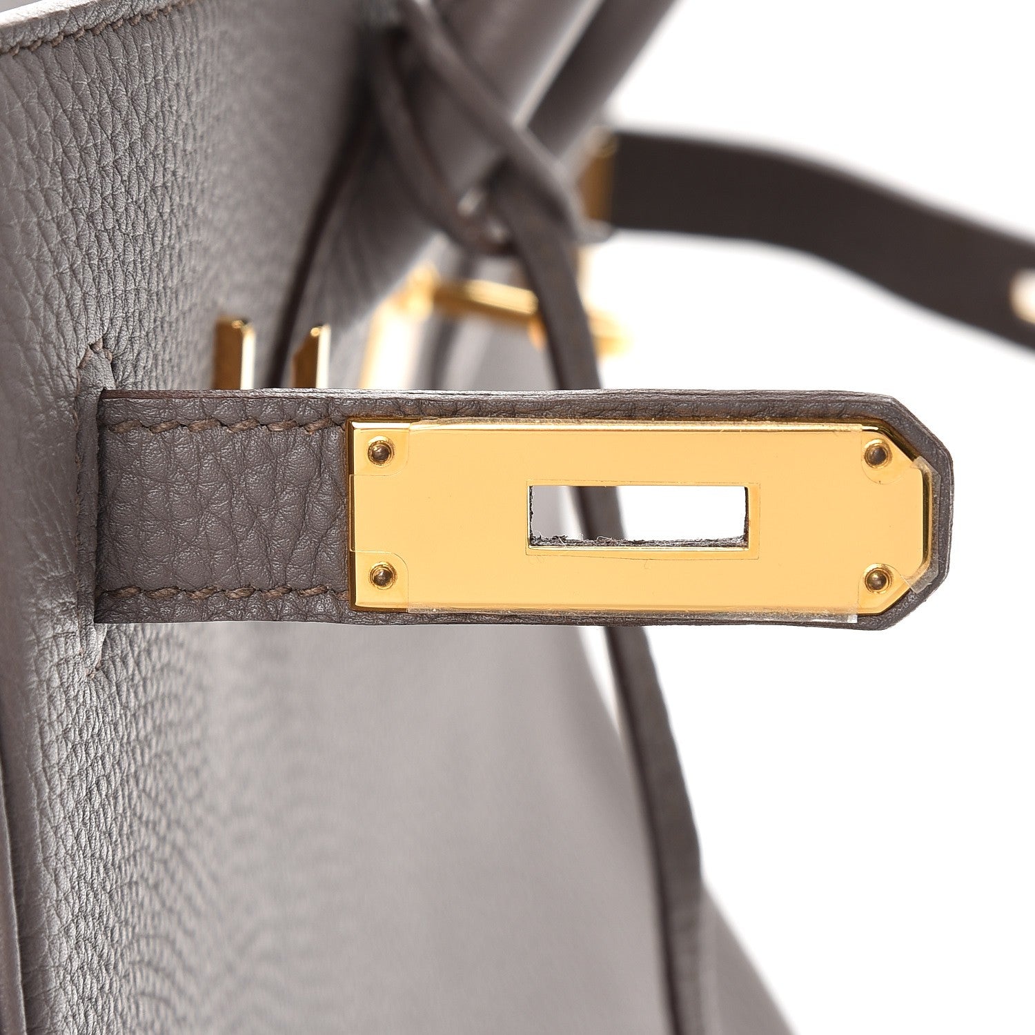 Hermes Togo Birkin 35 Etain 17 of 33