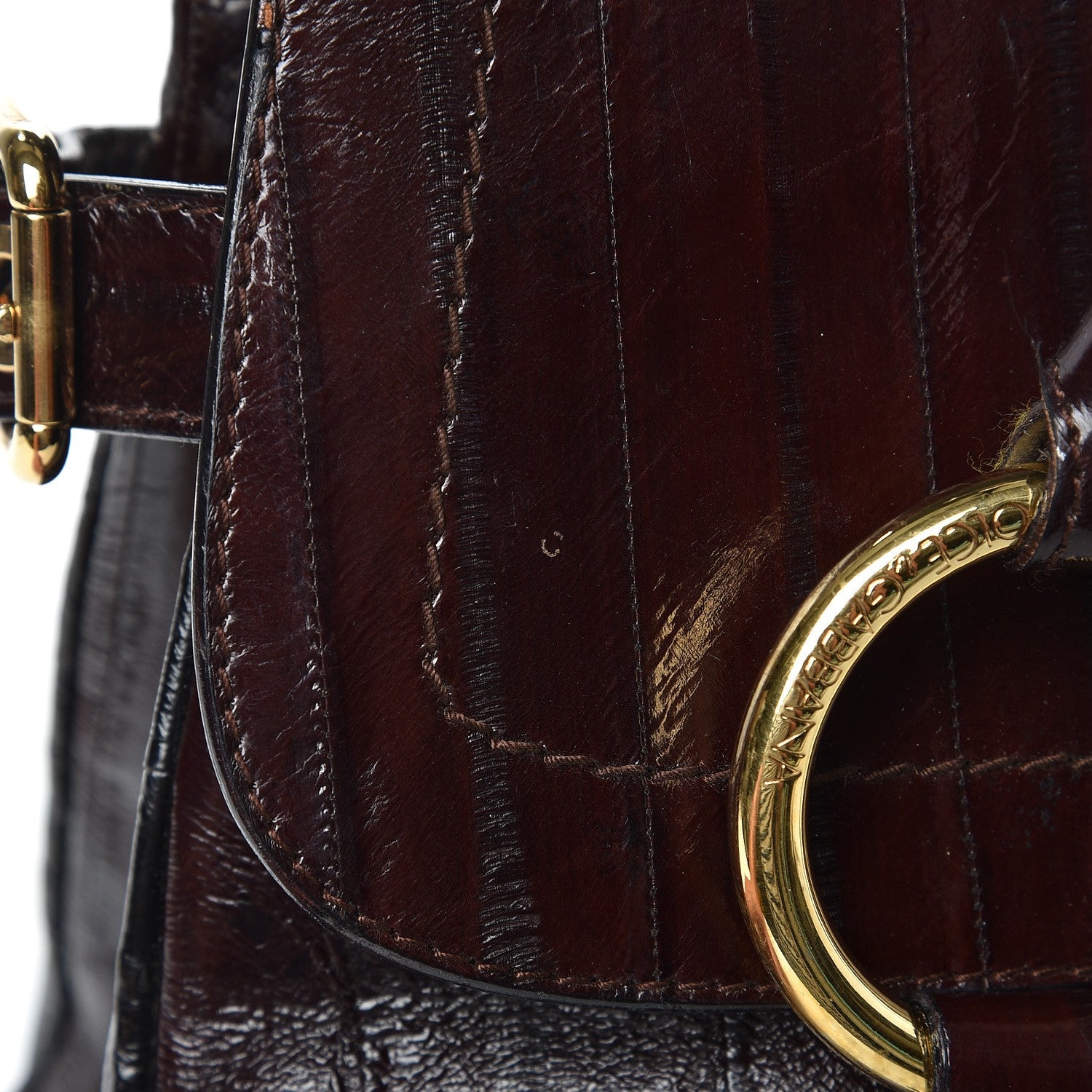 Dolce & Gabbana Eel Shoulder Bag Brown 12 of 14