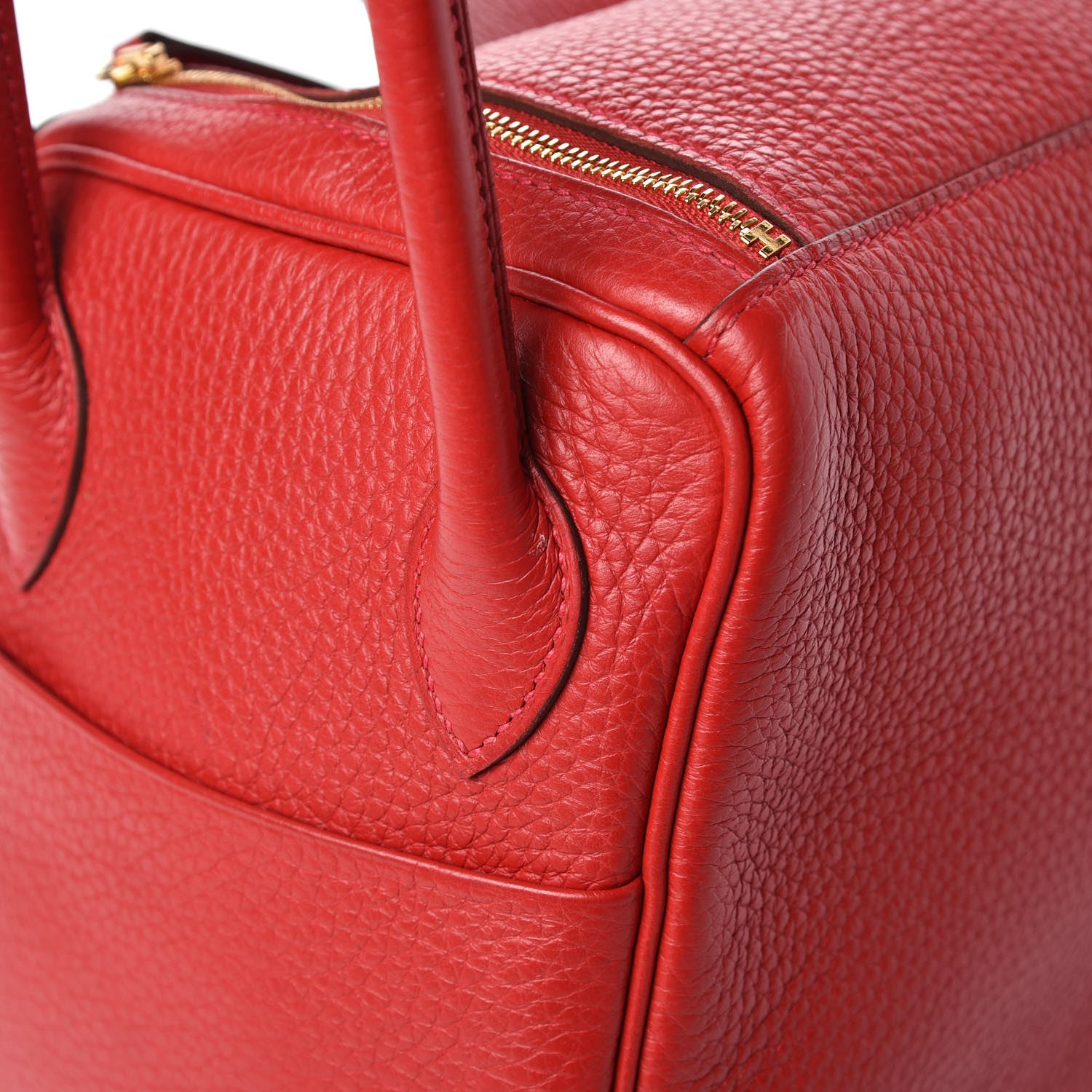 Hermes Taurillon Clemence Lindy 26 Rouge Casaque 12 of 14