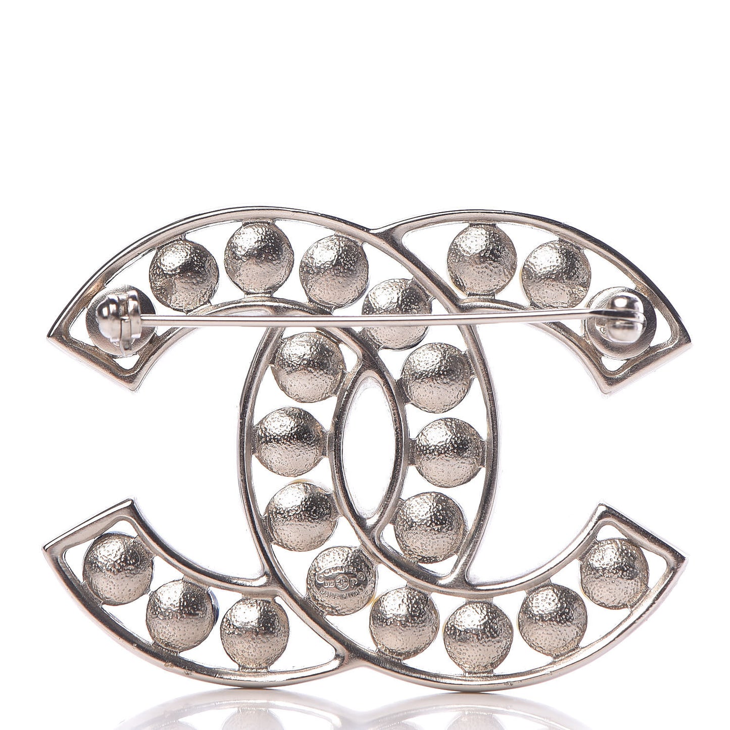 Pearl CC Brooch Blue Gold