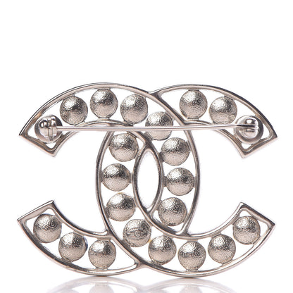 Chanel Pearl CC Brooch Blue Gold 3 of 4