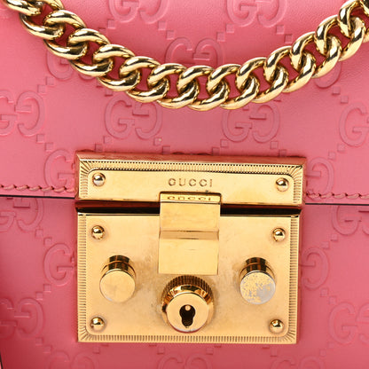Gucci Guccissima Small Padlock Shoulder Bag Flush 7 of 11