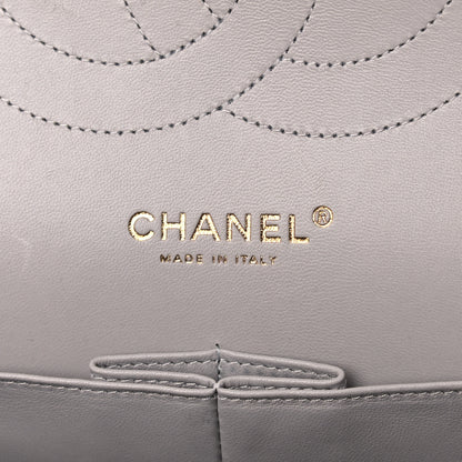 Chanel Caviar Quilted Jumbo Double Flap Grey 6 of 10