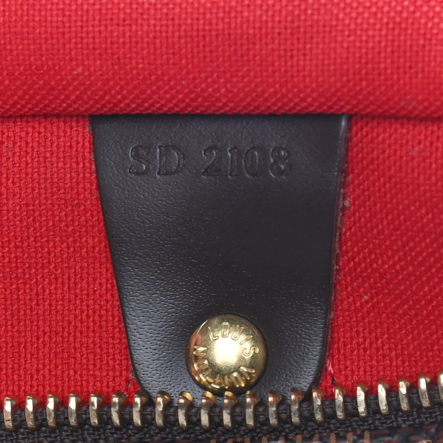 Louis Vuitton Damier Ebene Speedy 30 7 of 9