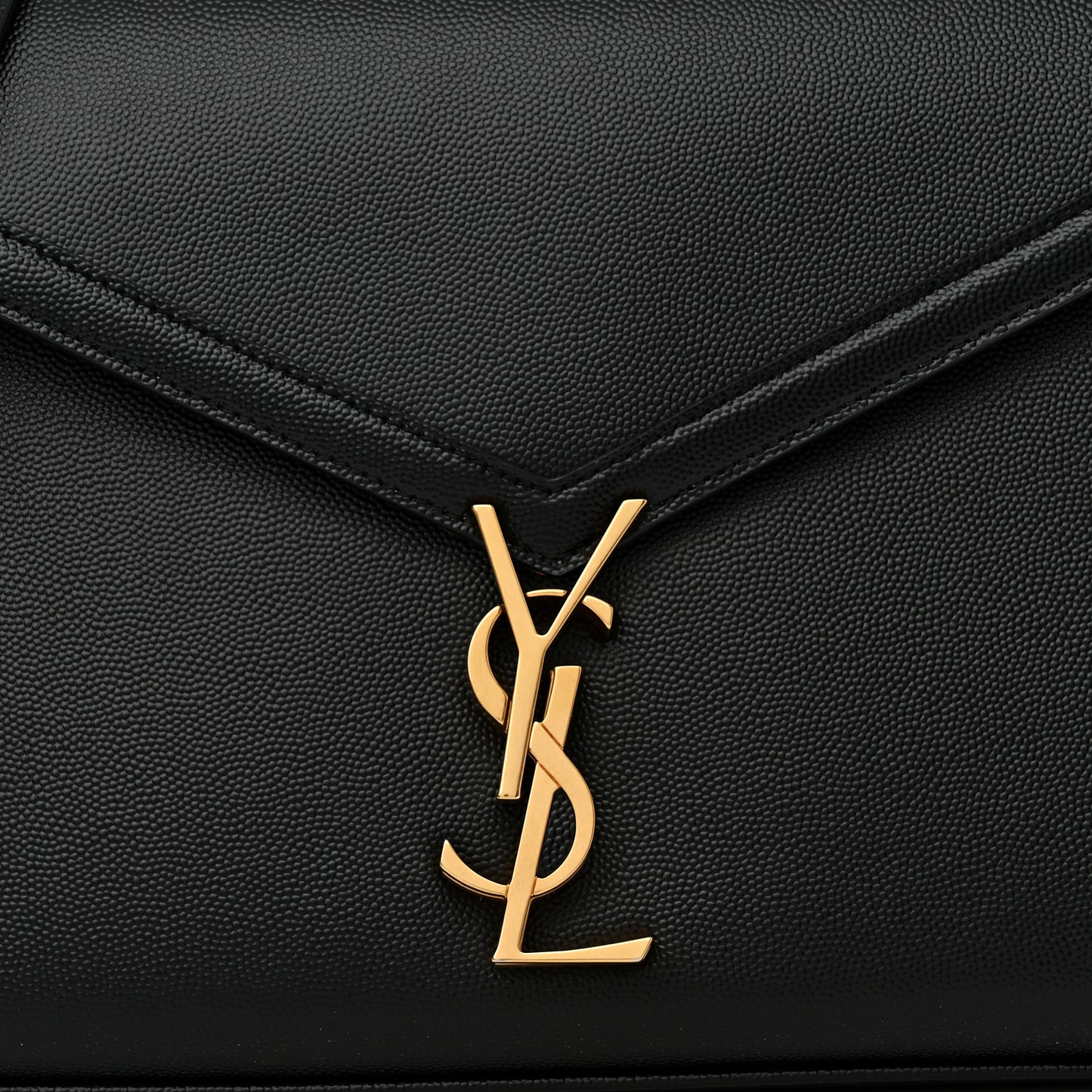 Grain de Poudre Medium Classic Monogram Cassandra Top Handle Black