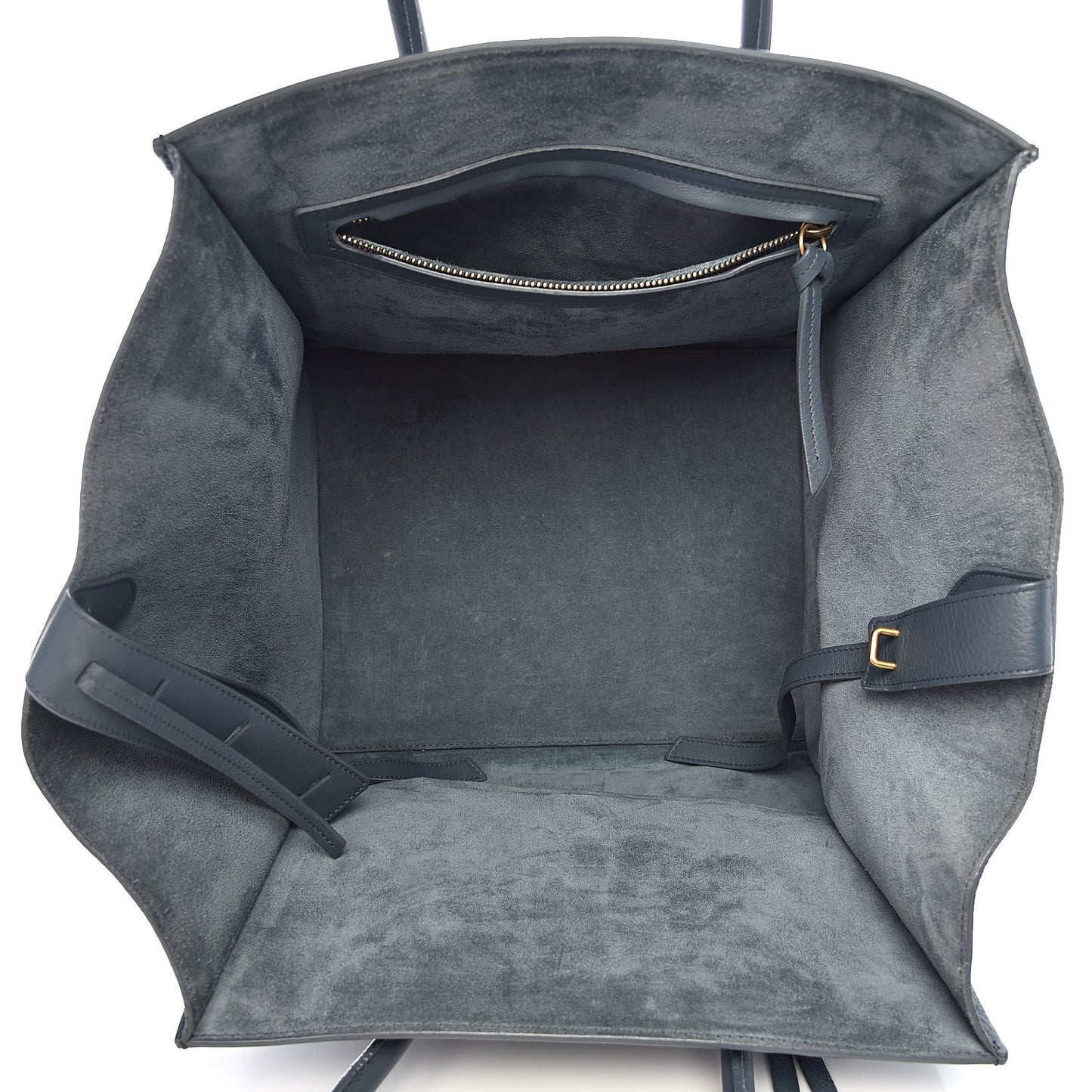 Supple Calfskin Medium Phantom Luggage Blue