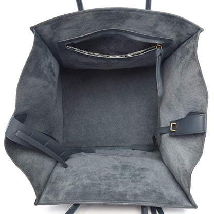 Celine Supple Calfskin Medium Phantom Luggage Blue 5 of 14