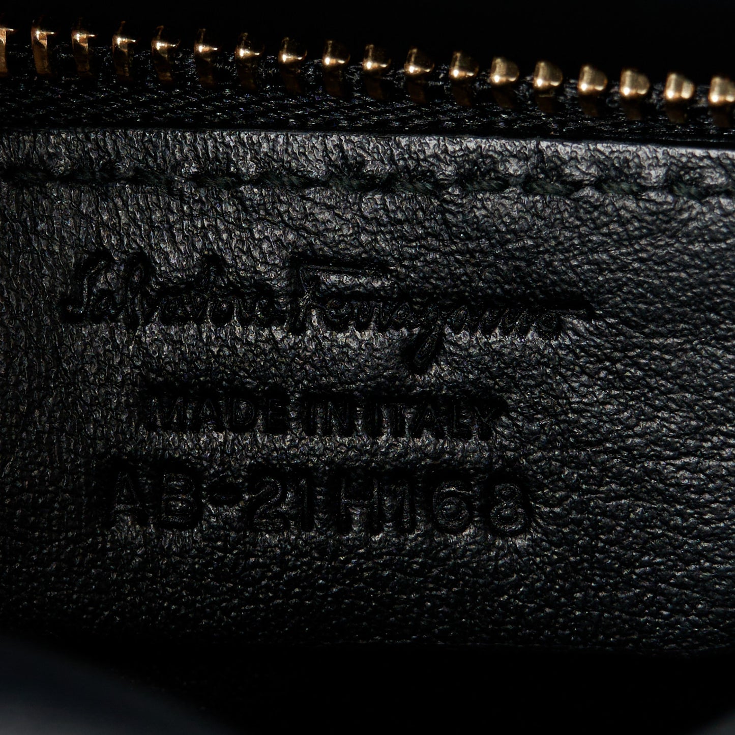 Calfskin Quilted Gancini Medium Flap Bag Black