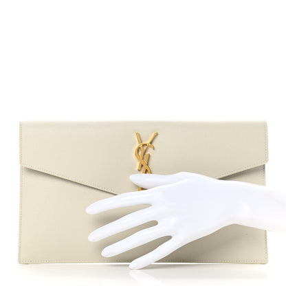 Saint Laurent Grain De Poudre Uptown Pouch Crema Soft 2 of 11