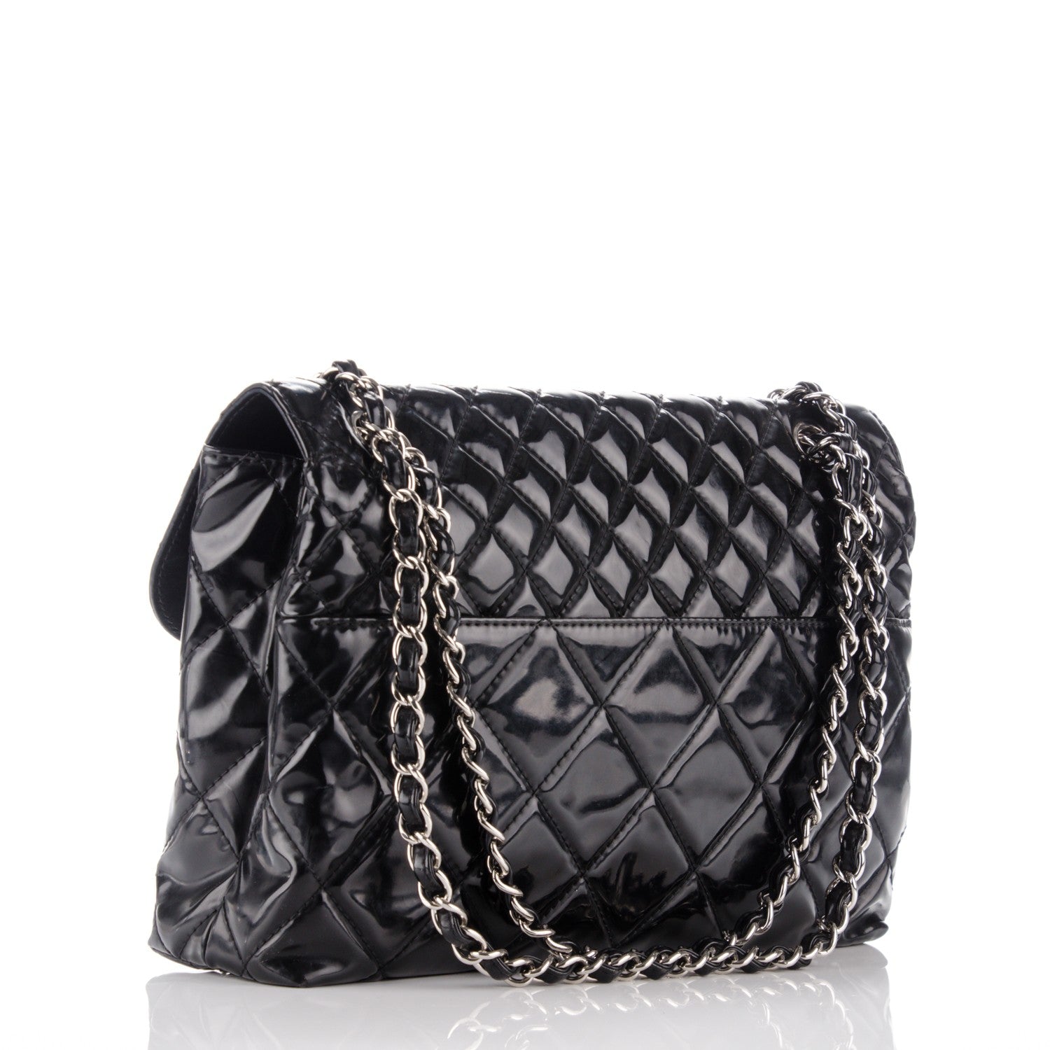 Chanel Vinyl Quilted In the Business Flap Bag Black 4 of 11