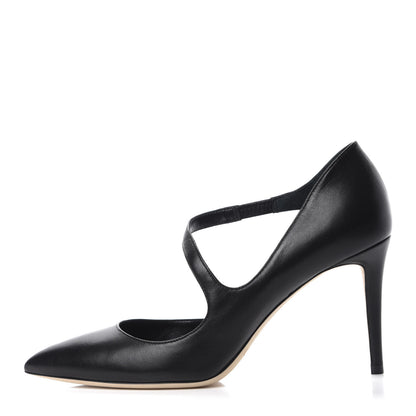 Jimmy Choo Nappa Davos 85 Pumps 38 Black 1 of 9