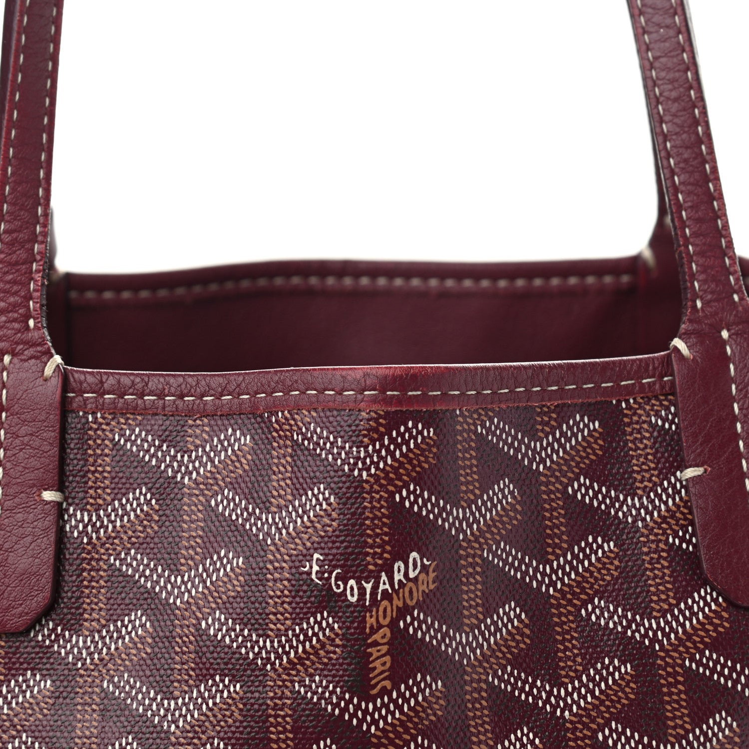 Goyard Goyardine Saint Louis PM Burgundy 18 of 18
