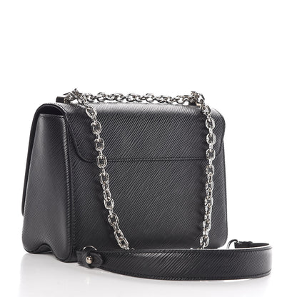 Louis Vuitton Epi Twist Shoulder Bag MM Black 3 of 10