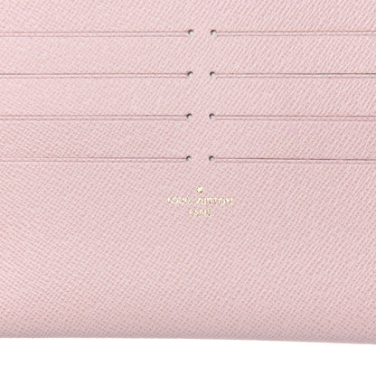 Louis Vuitton Calfskin Felicie Card Holder Insert Rose Ballerine 6 of 6