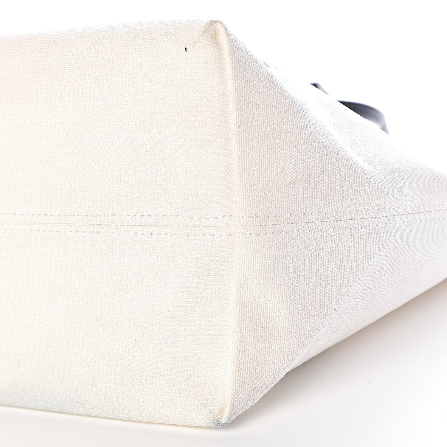 Versace Canvas Logo Tote Black White 11 of 11