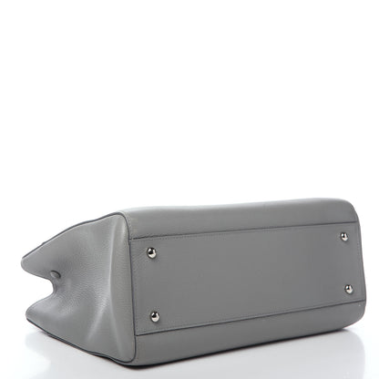 Chanel Grained Calfskin Small Neo Executive Shopper Tote Grey 3 of 8